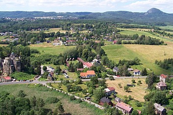 Pohled z rozhledny