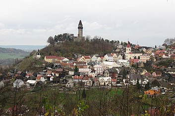 Pohled na město z Národního sadu (VČ)