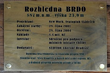 Pro zájemce uvádíme technické údaje a poděkování (IČ)