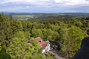 Restaurace sice už není v provozu, přesto stojí zato sem vystoupat a kochat se ... (IČ)