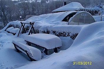 Posezení u bazénu. Brrr! (MF)