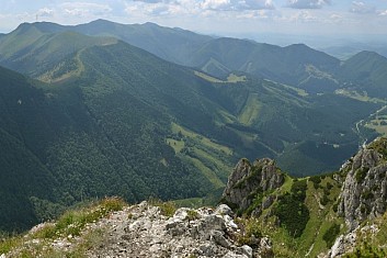 Hřeben Malé Fatry kolem Vrátnej doliny (IČ)