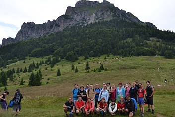 Skupinové foto pod Veľkým Rozsutcem (IČ)