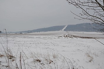 Zimní krajina pod Svincem