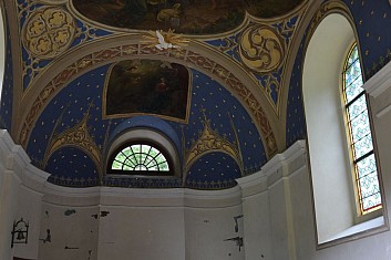 V kapli restaurují historicky cenné malby (IČ)