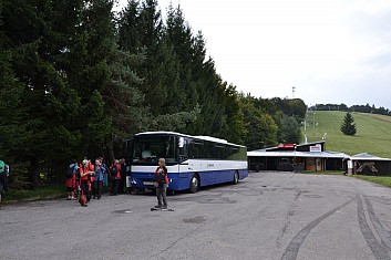 Sedlo Homôlka, naše výchozí místo (IČ)
