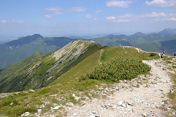 Ještě kousek po rovince a pak šup do Spáleného žľabu (IČ)