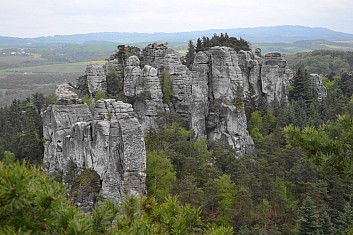 Výhled na Hruboskalské skalní město (IČ)