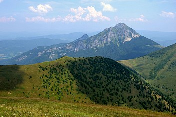 Malý Rozsutec odtud vypadá jako bobeček (IČ)