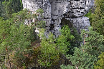 Pohled z vyhlídky U lvíčka (IČ)