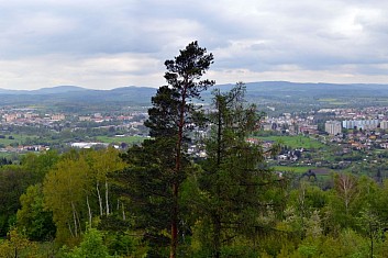 Výhled z rozhledny Hlavatice (IČ)