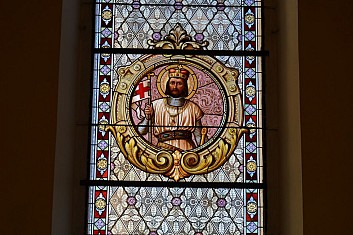 Vitráž se sv. Václavem (IČ)