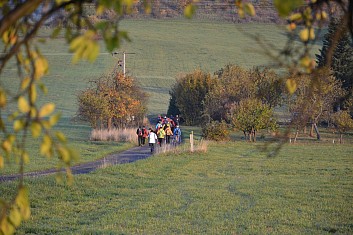 Ještě kousek a opustíme zpevněnou cestu (IČ)