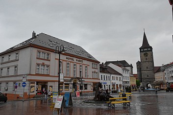 Žižkovo náměstí v Jičíně (IČ)