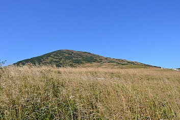 Nejvyšší bod naší trasy - Veľký Kriváň (IČ)