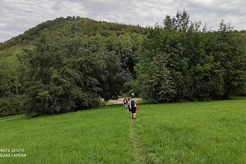 směrem na Janíkovo sedlo