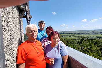 Na rozhledně.
