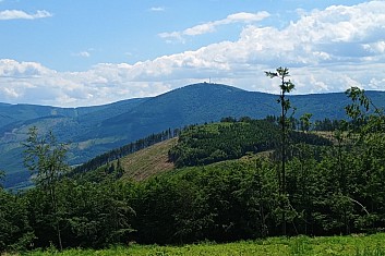 výhled na Radhošť