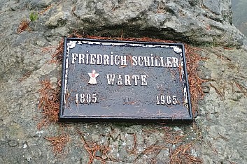 Pamětní deska k výročí 100 let úmrtí básníka Friedricha Schillera