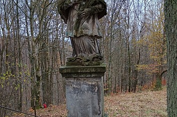 socha sv. Jana Nepomuckého . z 2. poloviny 18. století
