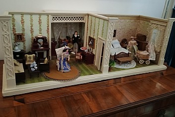 Na prohlídce zámku byly k vidění i takovéto miniatury.