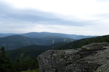 Praděd - pohled od Kamenného okna